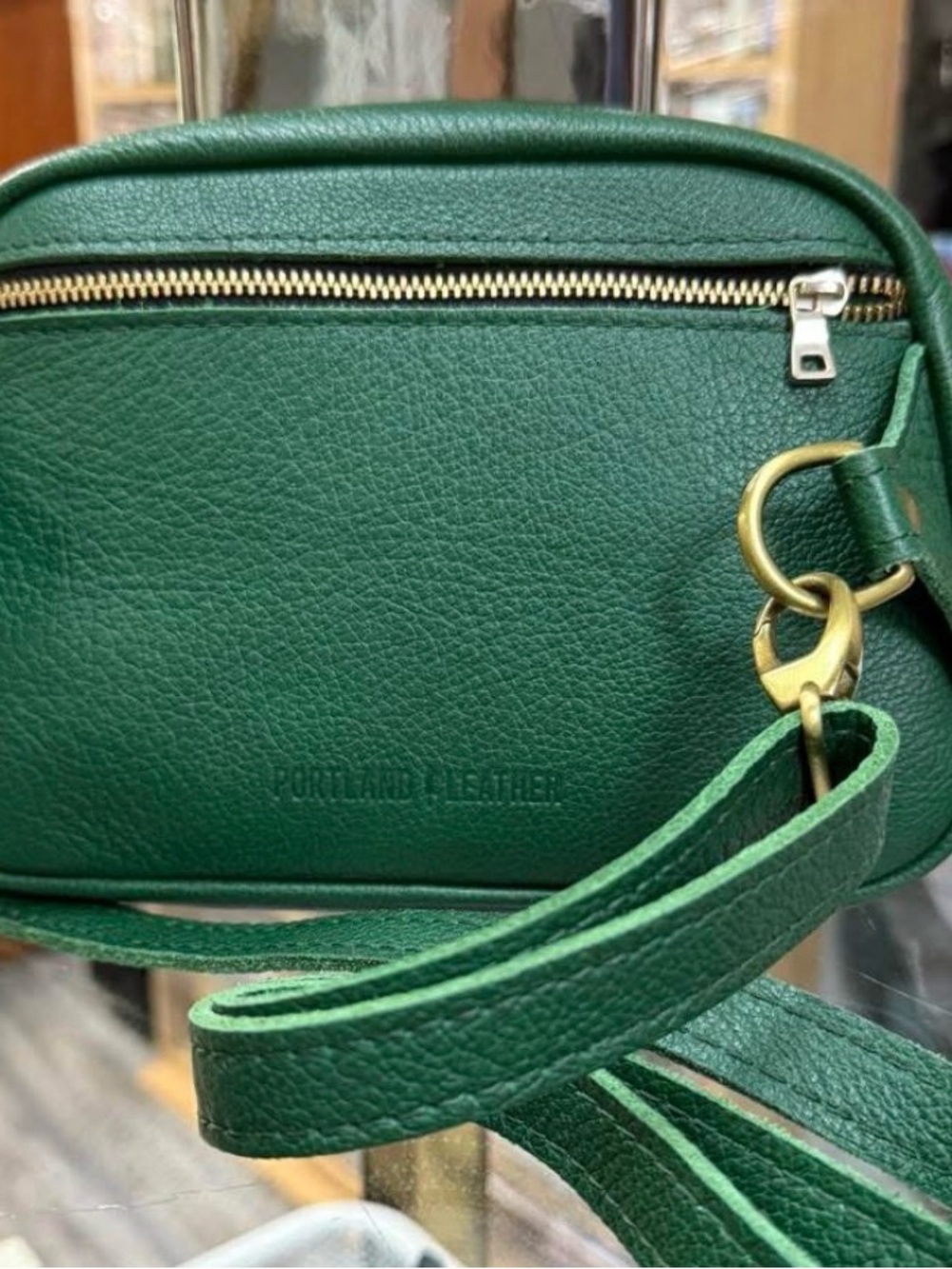 Portland Leather Scarlet Sling Bag in Bacalar - Picture 6 of 16
